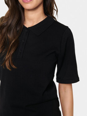 Saint Tropez - MilaSZ Polo SS Sort, Strik Saint Tropez - MilaSZ Polo SS Sort, Strik