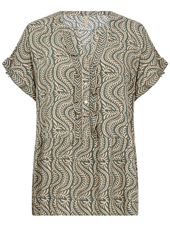 Soya Concept - Sc-Rositta 2 Grøn, Bluse
