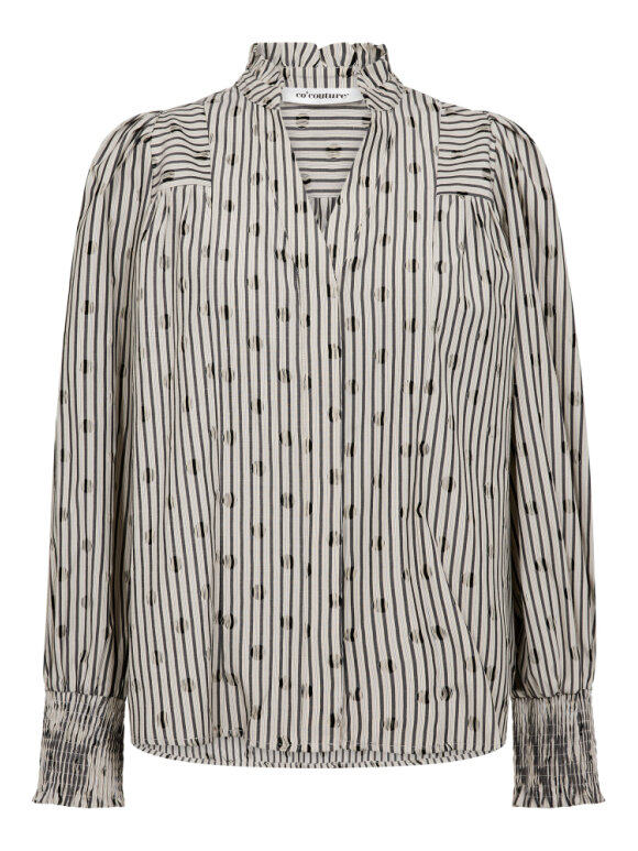 Co couture - TrixieCC Dot, V-Skjorte