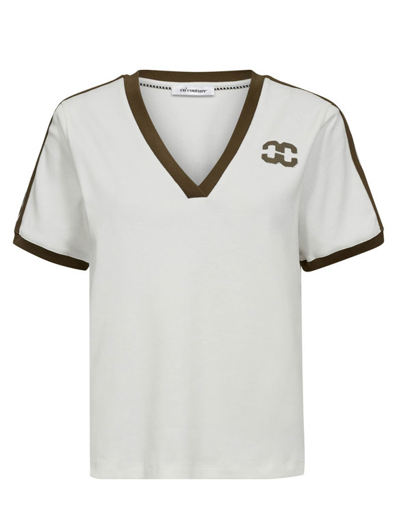 Co couture - EgdeCC Stripe, V-Tee