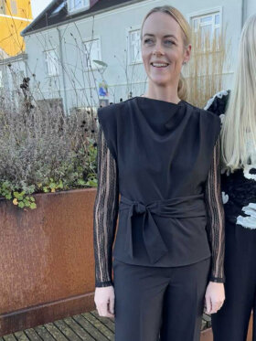 Co couture - BarbCC O-neck, Mesh