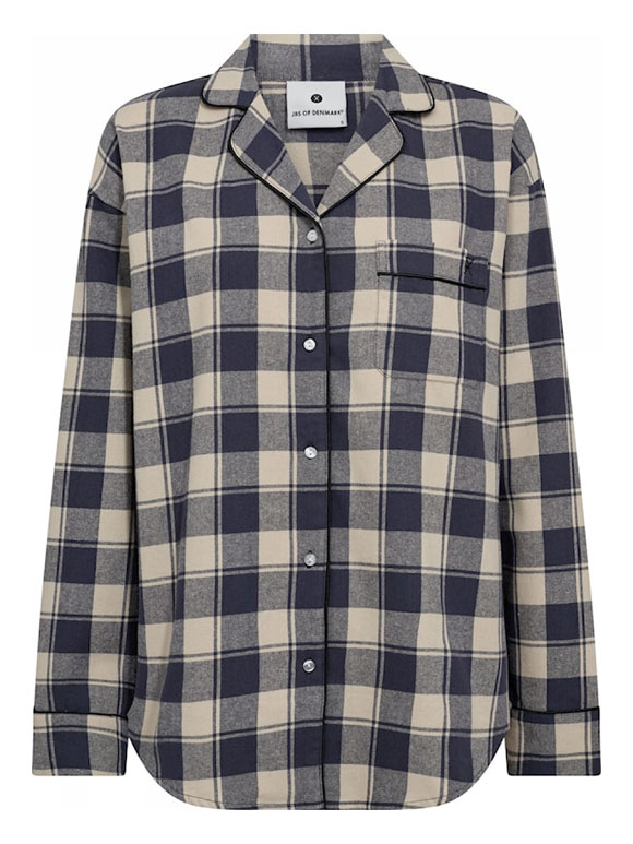 JBS - 1123-74-882 Fannel Pyjamas, Skjorte