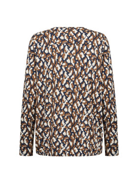 SC-Felicity AOP 527 Navy, Bluse