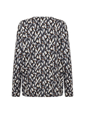 Soya Concept - SC-Felicity AOP 527 grå, Bluse