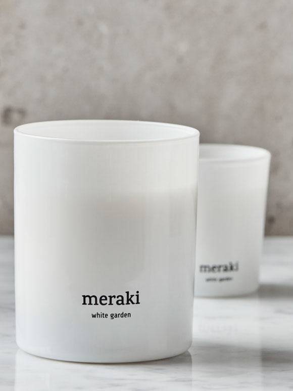 Meraki - Duftlys, White Garden