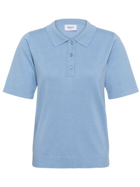 Saint Tropez - MilaSZ Polo SS lyseblå, Strik