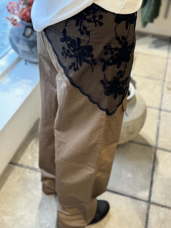 ByStær - Hirse Blonde sort, Tørklæde