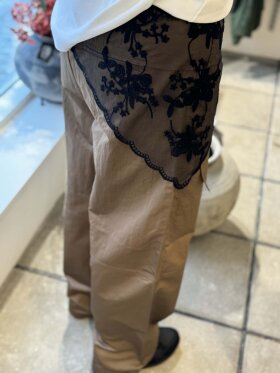 Hirse Blonde sort, Tørklæde Hirse Blonde sort, Tørklæde