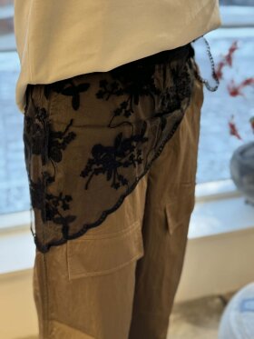 ByStær - Hirse Blonde sort, Tørklæde