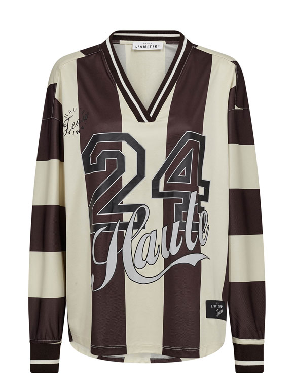 Haute Lamitie - Haute 24 stripe ,Bluse