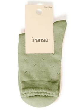 Fransa - FRRosella 2-PAK Grøn/Off White , Strømper