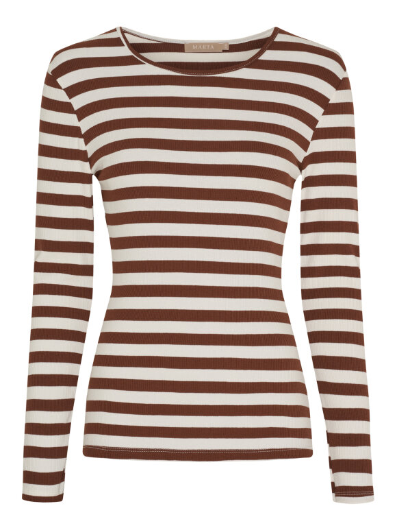 MARTA du chateau - MdcBegonia lS lysebrun, Bluse