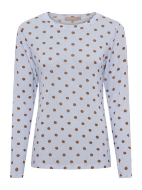 Marta Du Chateau Bluse Blå med Prikker – Blød Hverdagsfavorit Marta Du Chateau Bluse Blå med Prikker – Blød Hverdagsfavorit