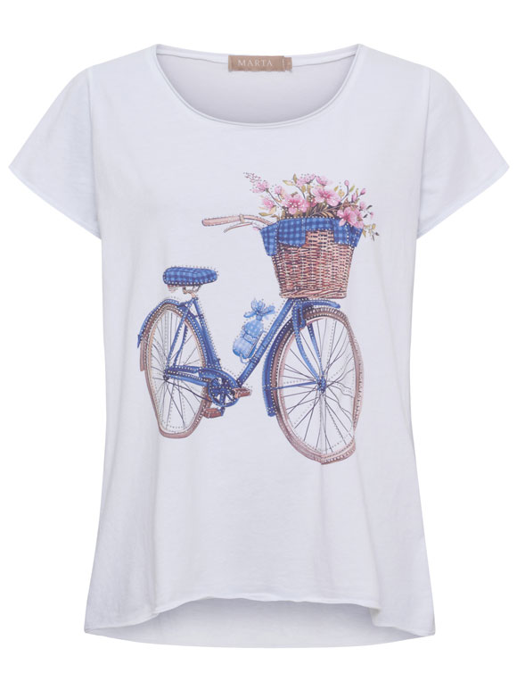 MARTA du chateau - Bike MDCMarie blå, T-shirt