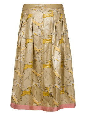 Gossia LovisaGO nederdel i jacquard – Lemon Mix med eksklusivt print 