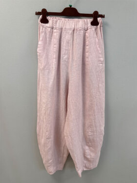 Marta Du Chateau Evra hør bukser i rose – let og afslappet 