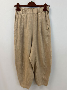 Marta Du Chateau Evra hør bukser i sand – let og afslappet 