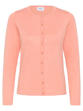 Saint Tropez cardigan peach – MilaSZ dame strik 