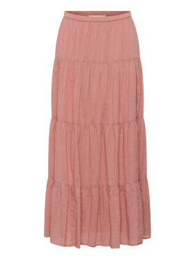 Soaked in Luxury peach maxi nederdel – SLRuna 