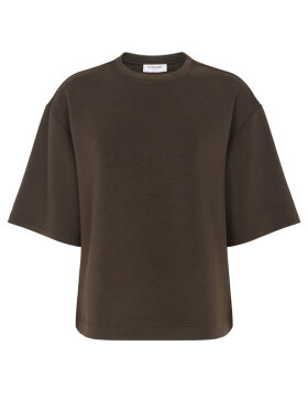 Brun boxy t-shirt – TOODAY Azra oversized basic tee 