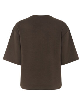 Brun boxy t-shirt – TOODAY Azra oversized basic tee 