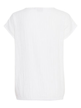 Hvid basic t-shirt i bomuld – Fransa FRManua 