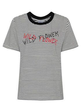 Humble by Sofie OllyHBS stribet T-shirt med print – cool dame tee 