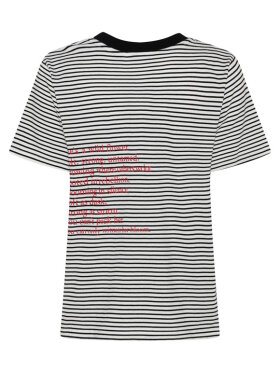 Humble by Sofie OllyHBS stribet T-shirt med print – cool dame tee 