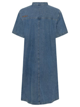 Humble by Sofie OdessaHBS denim kjole blå – casual kjole med lommer 