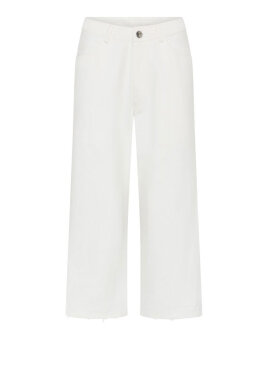 Humble by Sofie OdessaHBS hvide bukser – 7/8 pants med detalje 