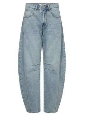 Lyseblå barrel jeans med høj talje fra Haute L’Amitié – HL10624 Drew 