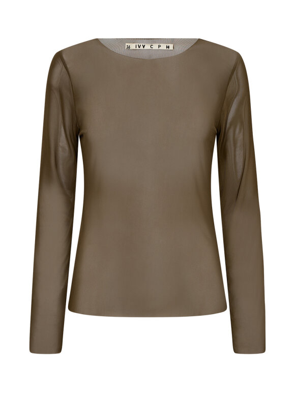 IVY Copenhagen - Toulle army, Mesh Bluse