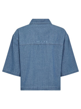 IVY-Uta Oversize Denim Skjorte – Cool Chambray Look 