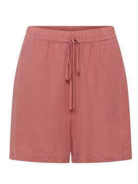 Soaked in Luxury SLAria peach shorts i bomuld og hør Soaked in Luxury SLAria peach shorts i bomuld og hør
