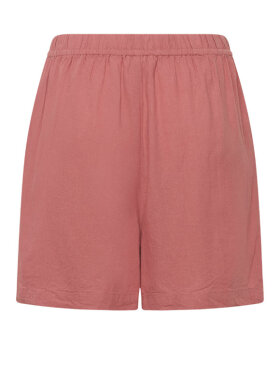 Soaked in Luxury SLAria peach shorts i bomuld og hør 