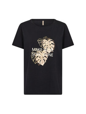 Soya Concept SC-Rina 21 sort t-shirt med print Soya Concept SC-Rina 21 sort t-shirt med print