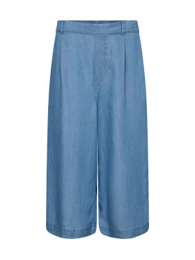 Soya Concept SC-Liv lyseblå shorts i lyocell med brede ben 