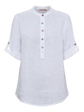 Marta Du Château MDCMalisa Skjorte hvid – Hørskjorte i 100% linen 