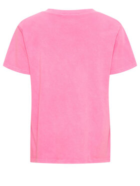 Marta Du Château SOHO pink t-shirt i bomuld med statement print 