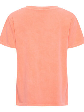 Marta Du Château Fiora Soho orange bomulds t-shirt med SOHO print 
