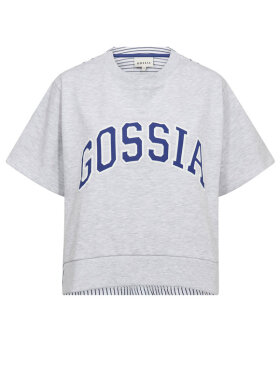 Gossia WelaGO Mix grå/blå t-shirt med sporty detaljer Gossia WelaGO Mix grå/blå t-shirt med sporty detaljer