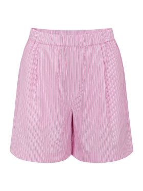 Tooday TDCami lyserøde stribede shorts med løs pasform 