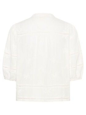 Soaked in Luxury SLEmbla hvid bomuldsskjorte med broderi 