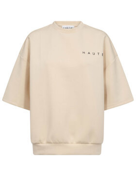 Haute L'Amitié Maxi Split Pearl sweatshirt med logoprint Haute L'Amitié Maxi Split Pearl sweatshirt med logoprint