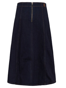 Saint Tropez SambrinaSZ Nederdel i mørk denim | Louise Shop 