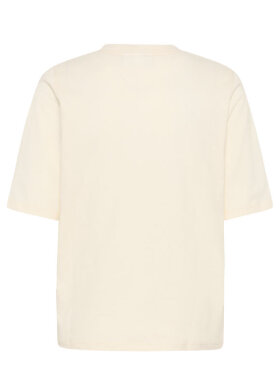 Saint Tropez SessilySZ T-Shirt Off White i økologisk bomuld | Louise Shop 
