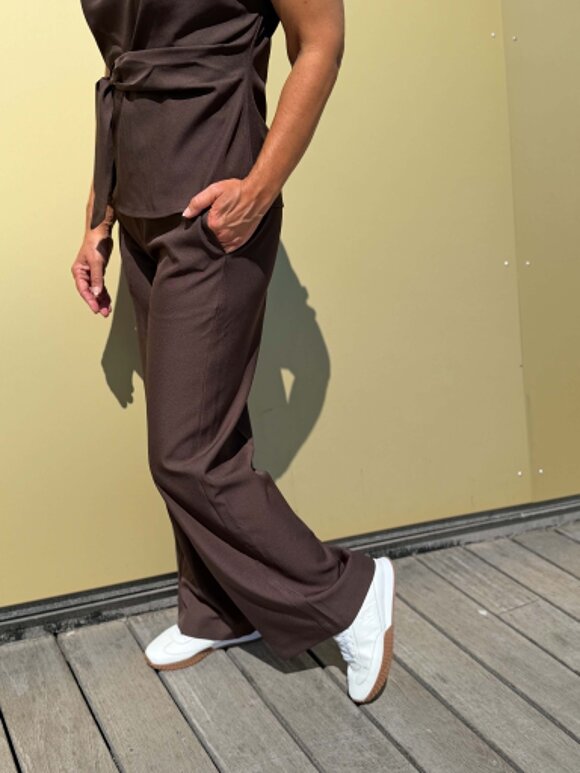Co couture - LunaCC wide brun, Bukser
