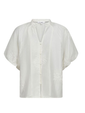 Co’Couture NeaCC Skjorte Hvid med broderede detaljer | Louise Shop  