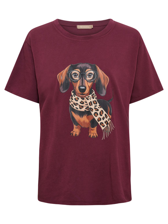 MARTA du chateau - MDCInge Dog bordeaux , T-shirt