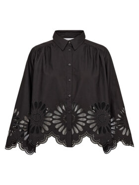 co-couture-melisacc-emb-skjorte-sort co-couture-melisacc-emb-skjorte-sort